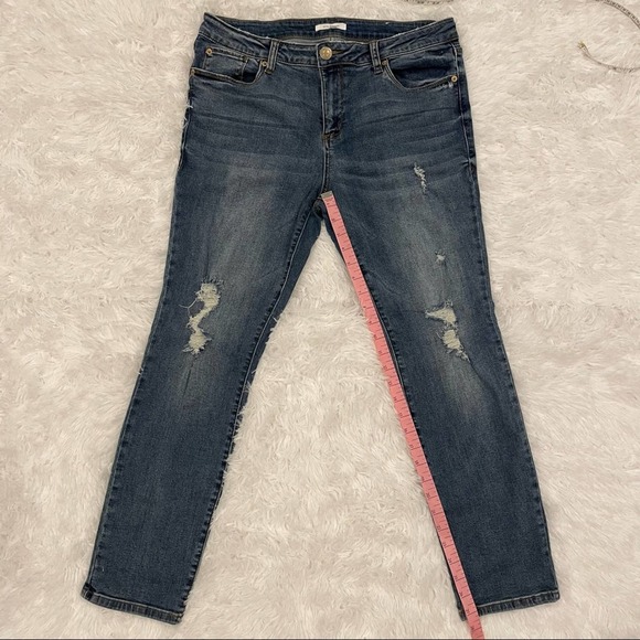 STS Blue Ankle Skinny Jeans Distressed Medium Wash Women’s 31 Nordstrom - Picture 11 of 11